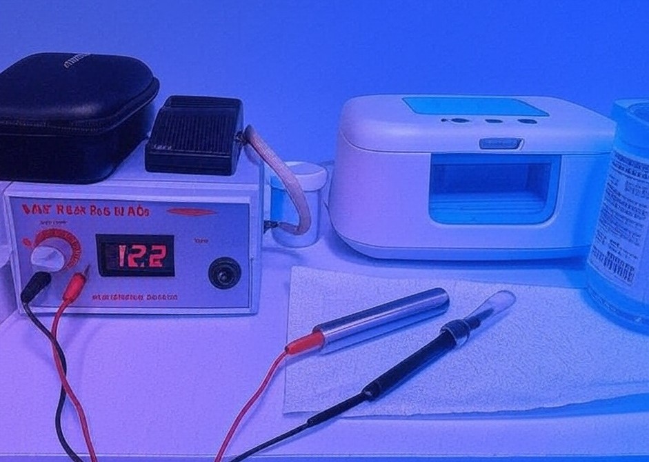 Electrolysis equipment in a clinic – Professional electrolysis equipment in a Plano clinic